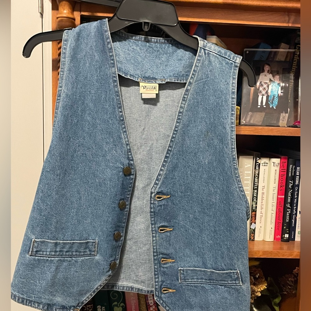 Vintage denim vest